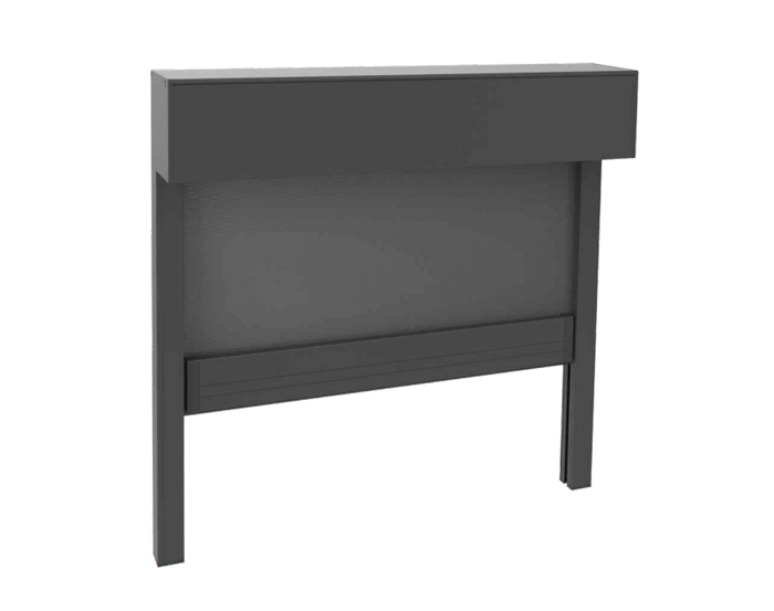 C28-WR100B spring windproof roller blinds system
