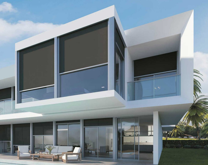 WR160-190 Ultra-high Windproof Roller Blind System