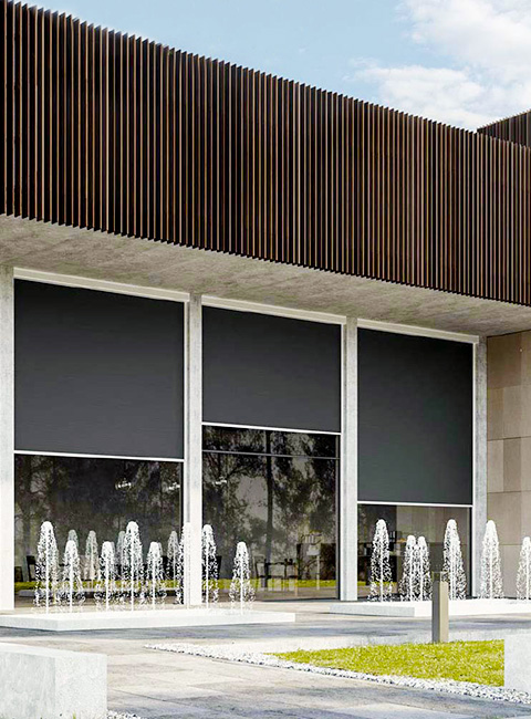 Sun Shades for Hotel and Buildings