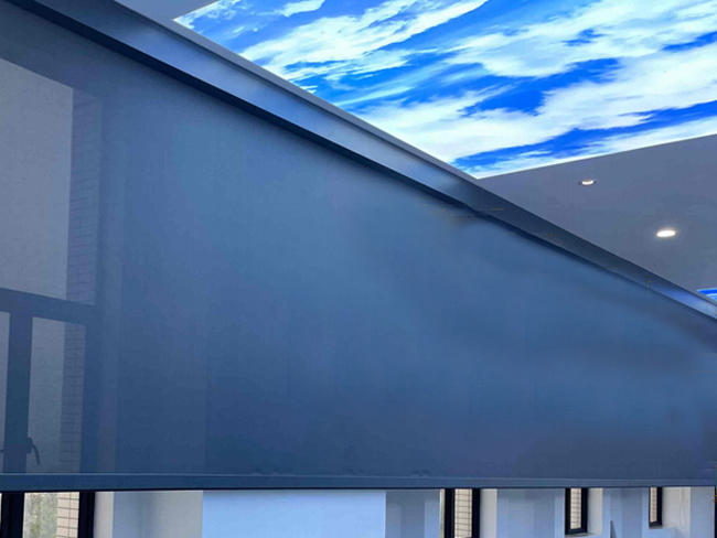 WR120-140 Oversized Motorized Windproof Roller Blinds