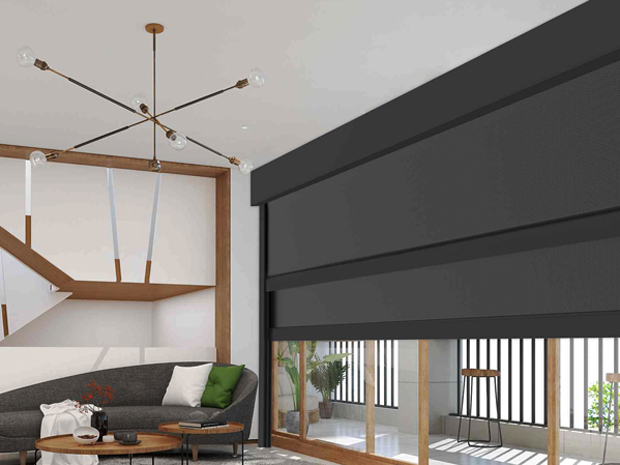 WR150-220 Double Windproof Roller Blinds